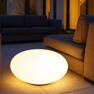 Visualizza i dettagli per Lampada da terra sfera per esterni 55cm linea light oh! smash fl65 Lampada da terra sfera per esterni 55cm linea light oh! smash fl65