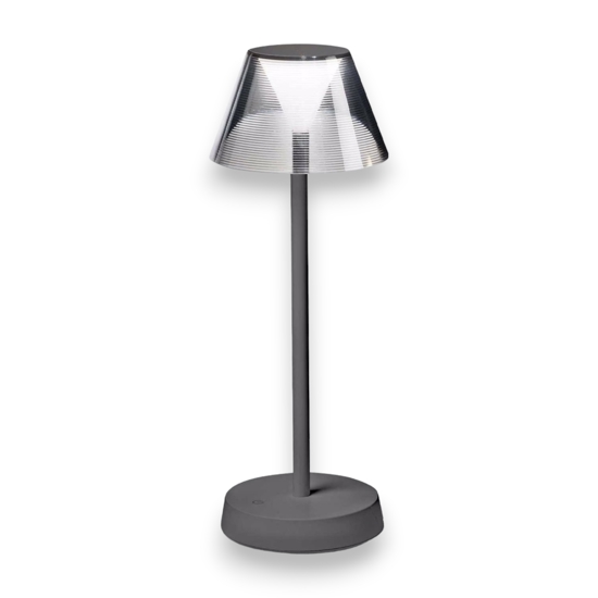 Lolita tl lampada da tavolino per esterno grigio portatile