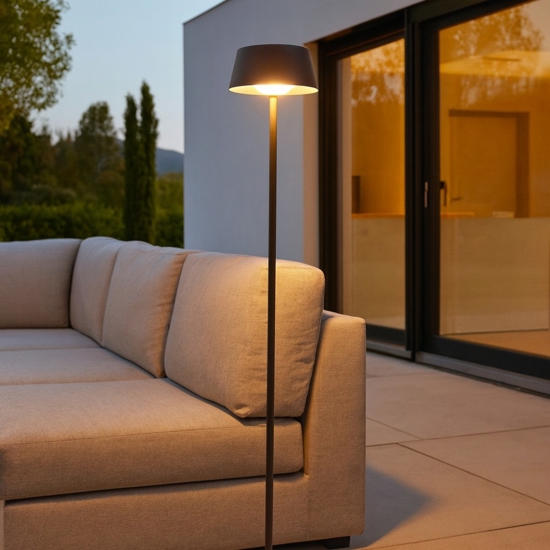 Pure pt ideal lux piantana per esterno nera portatile Pure pt ideal lux piantana per esterno nera portatile