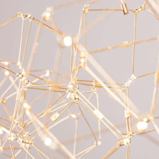 Lampadario costellazione oro led 22w 3000k per cucina moderna Lampadario costellazione oro led 22w 3000k per cucina moderna