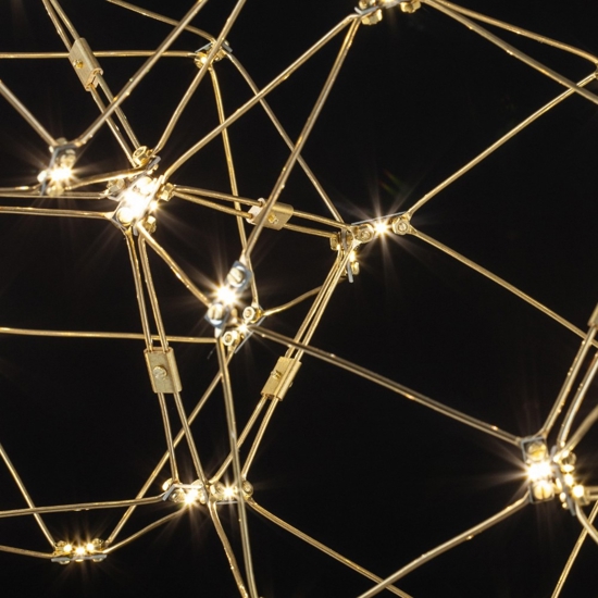 Lampadario costellazione oro led 22w 3000k per cucina moderna Lampadario costellazione oro led 22w 3000k per cucina moderna