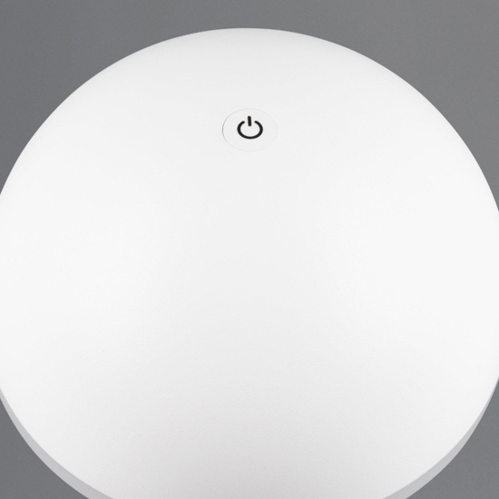 Lampada da tavolo bianca portatile led ricaricabile per esterno