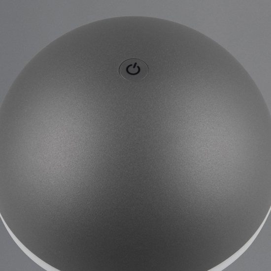 Lampada da tavoli per esterno antracite portatile ricaricabile