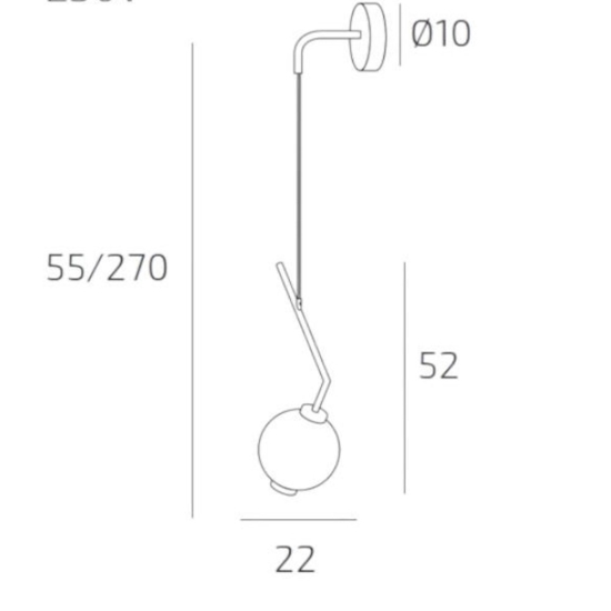 Applique da parete luce pendente ambra top light v line Applique da parete luce pendente ambra top light v line
