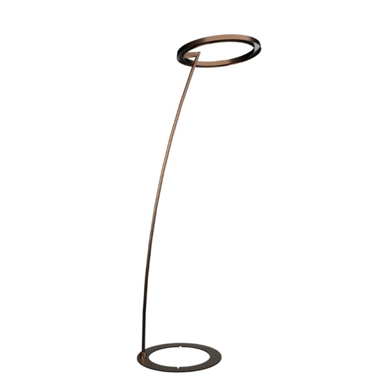 Piantana per esterno linea light lira marrone led ip65