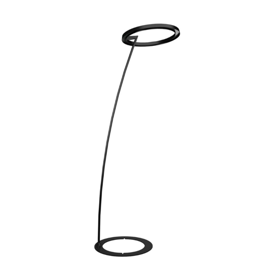 Lira linea light piantana per esterno nera led 3000k ip65