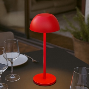 Visualizza i dettagli per Lampada da esterno portatile senza fili rossa led moderna Lampada da esterno portatile senza fili rossa led moderna