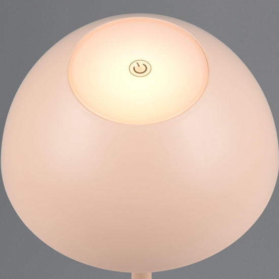 Lampada per tavolo da esterno senza fili sabbia moderna ricaricabile led 1.7w 3000k