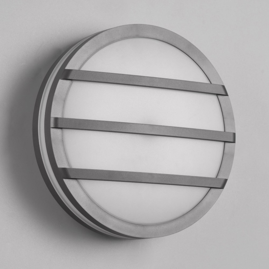 Applique rotonda da esterno antracite 9w 3000k