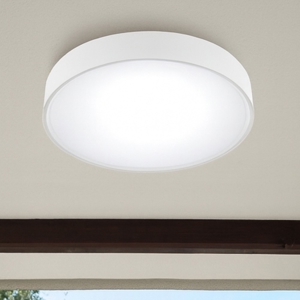 Plafoniera bianca per esterno ip65 rotonda 10w 3000k 16cm fp