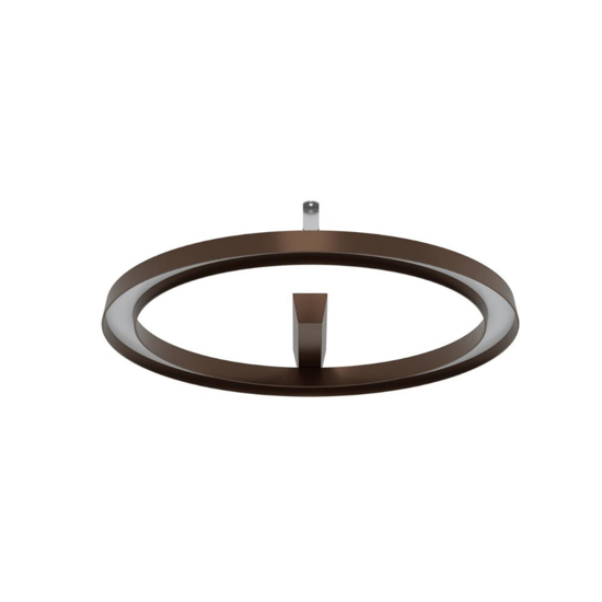 Plafoniera da esterno marrone led 3000k linea light lira ip65
