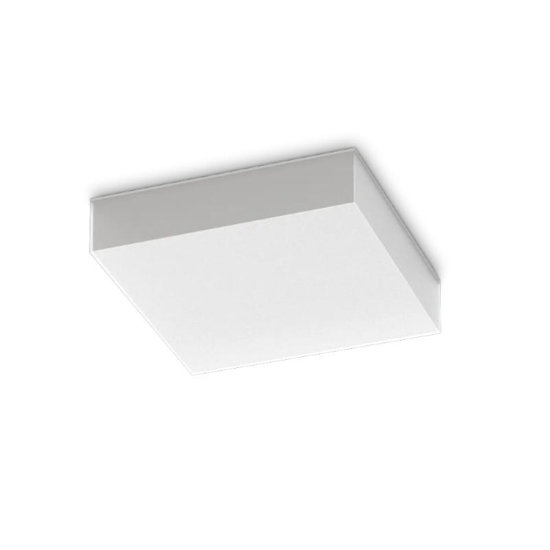 Snow pl 3000k ideal lux plafoniera da esterno quadrata led 3000k ip65