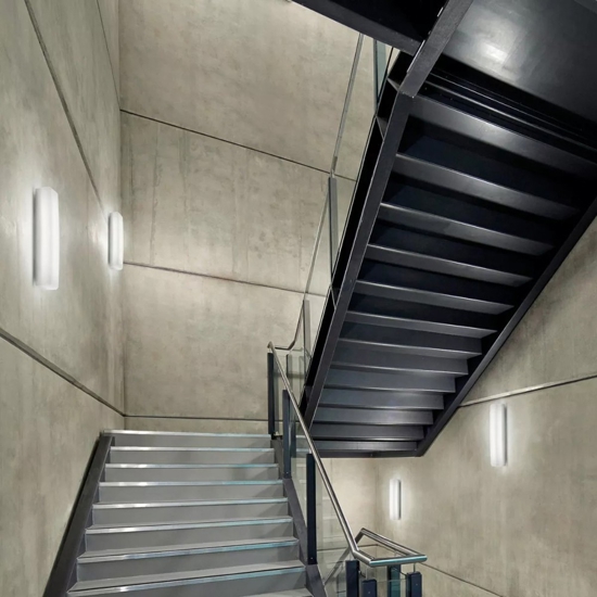 Linea light mywhite plafoniera per esterno rettangolare led 11w 3000k ip65