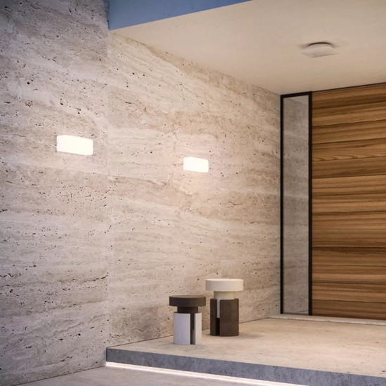 Linea light mywhite b applique da esterno led 17w 3000k ip65
