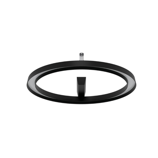 Lira linea light plafoniera per esterno nera ip65 led 3000k