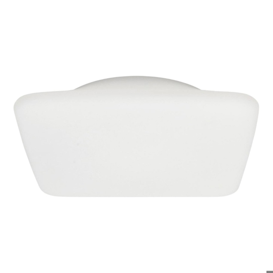 Linea light mywhite q plafoniera da esterno quadrata bianca led 10w 3000k