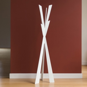 Appendiabiti bianco da ingresso design  moderno