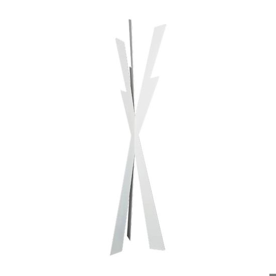 Appendiabiti bianco da ingresso design  moderno