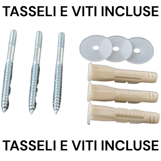 Appendiabiti da parete design moderno rosso rubino bianco grigio