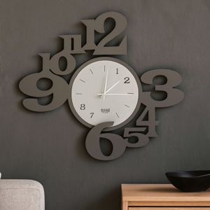 Orlogio da muro design moderno colore fango avorio