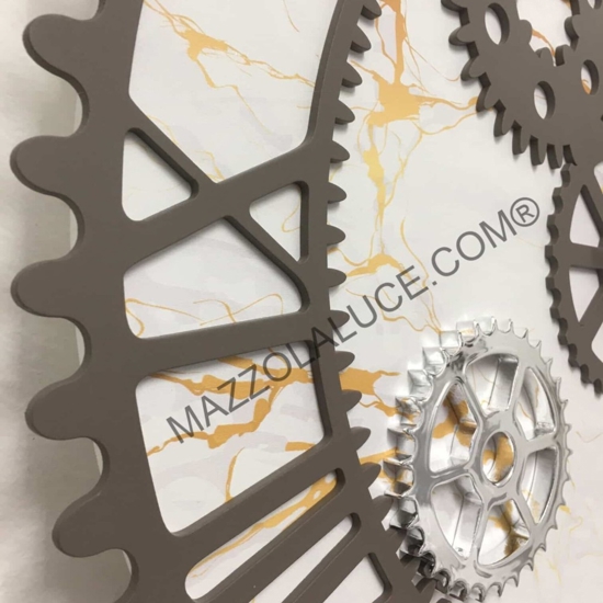 Orologio da parete ingranaggi marmo moderno bongelli preziosi Orologio da parete ingranaggi marmo moderno bongelli preziosi