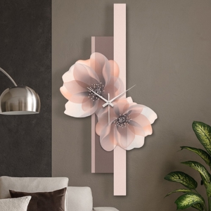 Orologio verticale da parete fiori nocciola bongelli preziosi