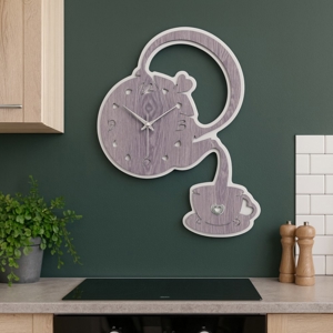 Orologio da parete per cucina tazza rovere bongelli preziosi