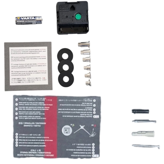 Orologio moderno da muro in legno effetto rovere rotondo Orologio moderno da muro in legno effetto rovere rotondo