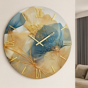 Grande orologio primavera per parete dimensione 100cm moderno