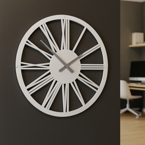 Pompei orologio da muro numeri romani 60cm bianco