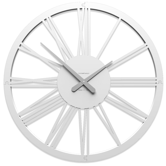 Pompei orologio da muro numeri romani 60cm bianco