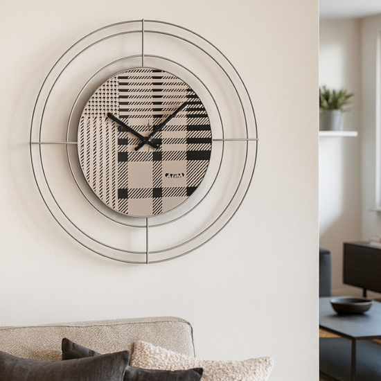 Orologio moderno a parete sabbia rotondo design