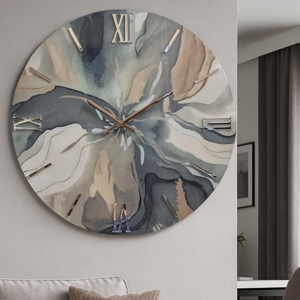 Visualizza i dettagli per Grande orologio nuance 100cm da parete moderno per soggiorno Grande orologio nuance 100cm da parete moderno per soggiorno