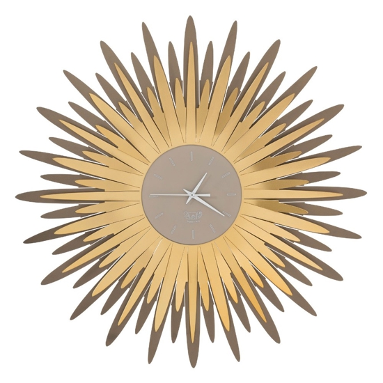 Orologio da parete design moderno bronzo oro