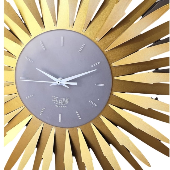 Orologio da parete design moderno bronzo oro
