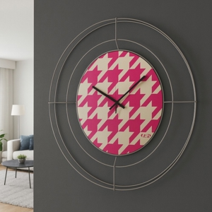 Orologio sabbia a parete design moderno rosso