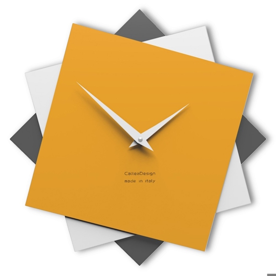 Orologio da parete 35cm design moderno melone bianco grigio