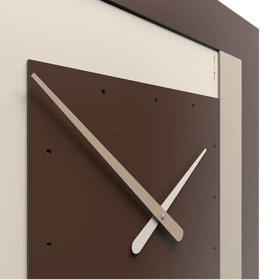 Clock63 orologio cioccolato da parete moderno