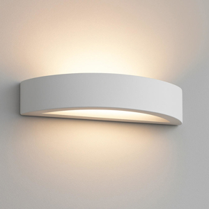 Applique in gesso ceramica bianco design moderno