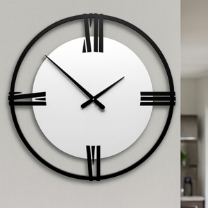 Orologio grande da parete moderno bianco