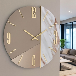 Visualizza i dettagli per Grande orologio elegance da parete 80cm per soggiorno moderno Grande orologio elegance da parete 80cm per soggiorno moderno