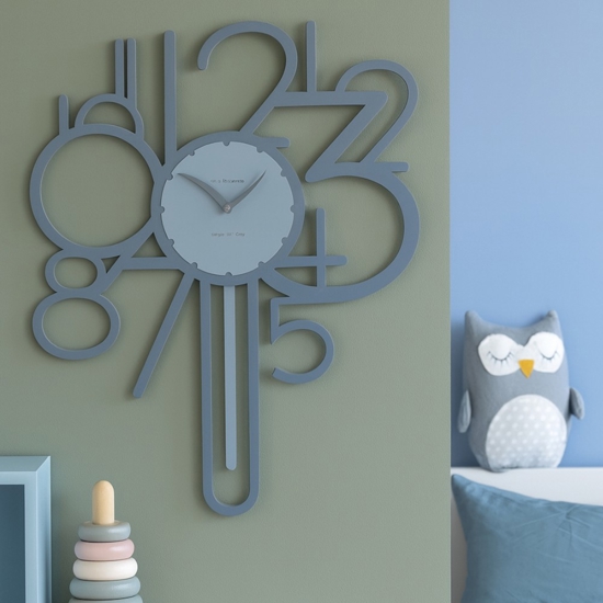 Orologio a pendolo da parete moderno legno carta da zucchero