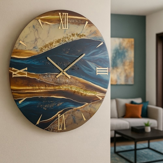 Orologio plutone grande 100cm per parete tondo design moderno