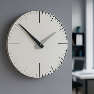 Orologio da parete moderno bianco nero grigio moderno