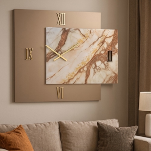 Visualizza i dettagli per Orologio lux bronzo 97x80 per parete di grandi dimensioni Orologio lux bronzo 97x80 per parete di grandi dimensioni