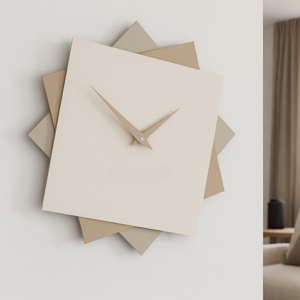 Piccolo orologio da muro moderno 35cm lino 