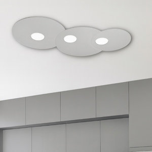 Visualizza i dettagli per Plafoniera da cucina design moderna grigio toplight cloud Plafoniera da cucina design moderna grigio toplight cloud
