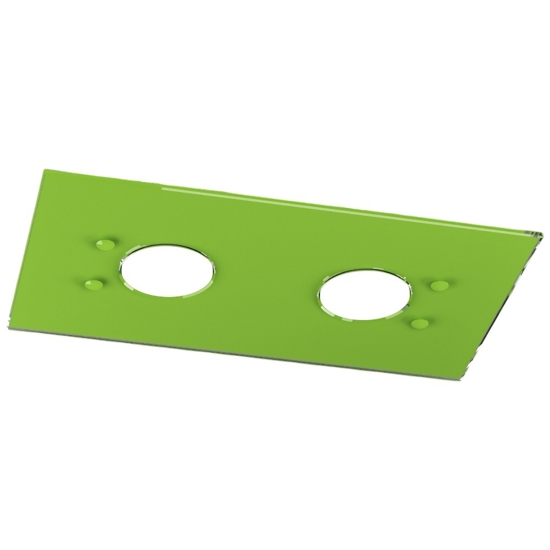 Plafoniera led verde lucido top light path