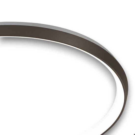 Plafoniera ovale bronzo led 80w 3000k 4000k dimmerabile vivida lifering-o Plafoniera ovale bronzo led 80w 3000k 4000k dimmerabile vivida lifering-o