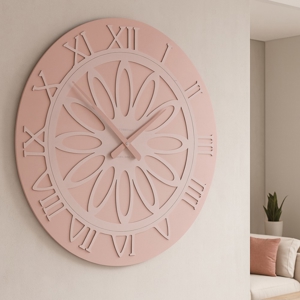 Athena orologio da parete grande 60 rosa antico 